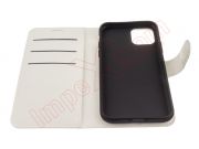 White type book case for Apple iPhone 11 Pro Max, A2218/A2161/A2220